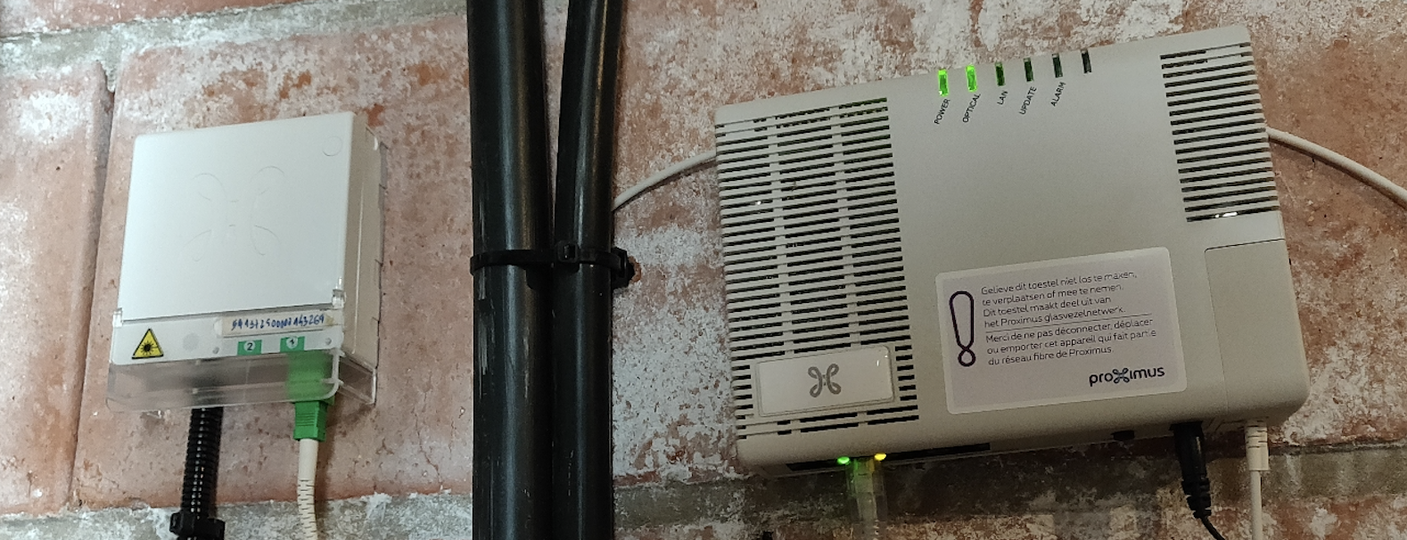 Que dois-je savoir sur le câblage interne si j'ai une connexion fibre